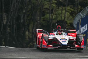 Pascal Wehrlein, driving for Mahindra Racing in Rome, Saturday 13th April