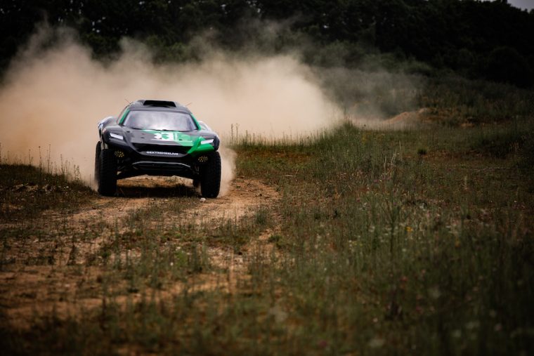 Watch the all-electric Extreme E SUV make its debut at Goodwood